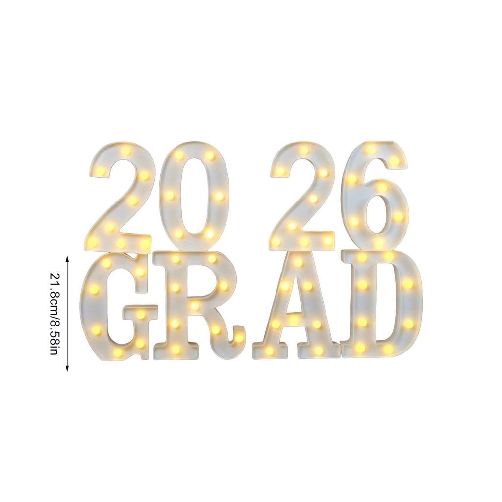 Graduation Decorations 2026 2026 Light Up Letters Table Centerpieces LED School Graduation Party Decor For Kindergarten
