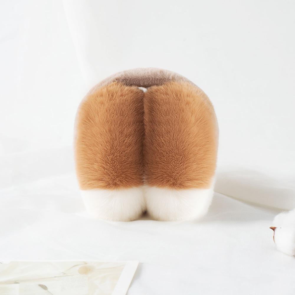Fashion Faux Fur Ear Muffs Candy Color Soft  Ear Cover Autumn Winter Thicken Foldable Earflap Warmer Earmuffs