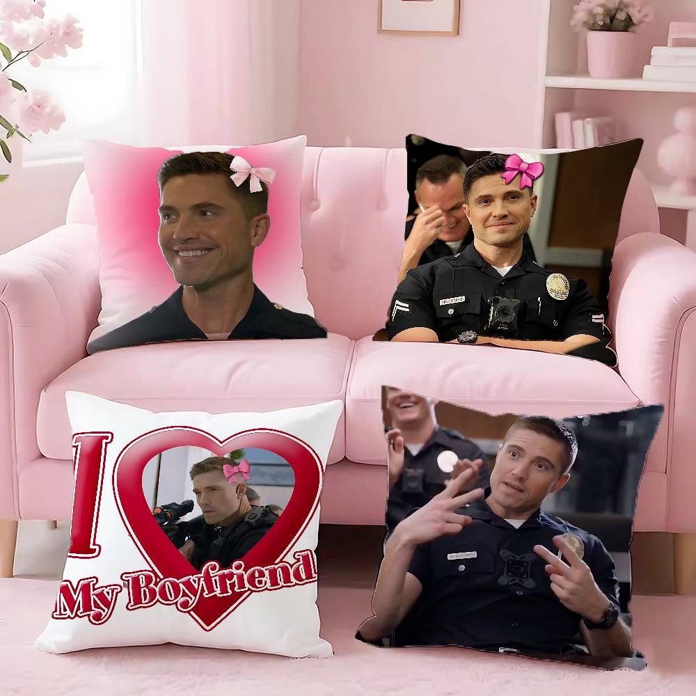 Tim Bradford Coquette The R-Rookie Pillow Case For Sofa Decor Car Office Room Printing Cushion Cover Decorations And Protector