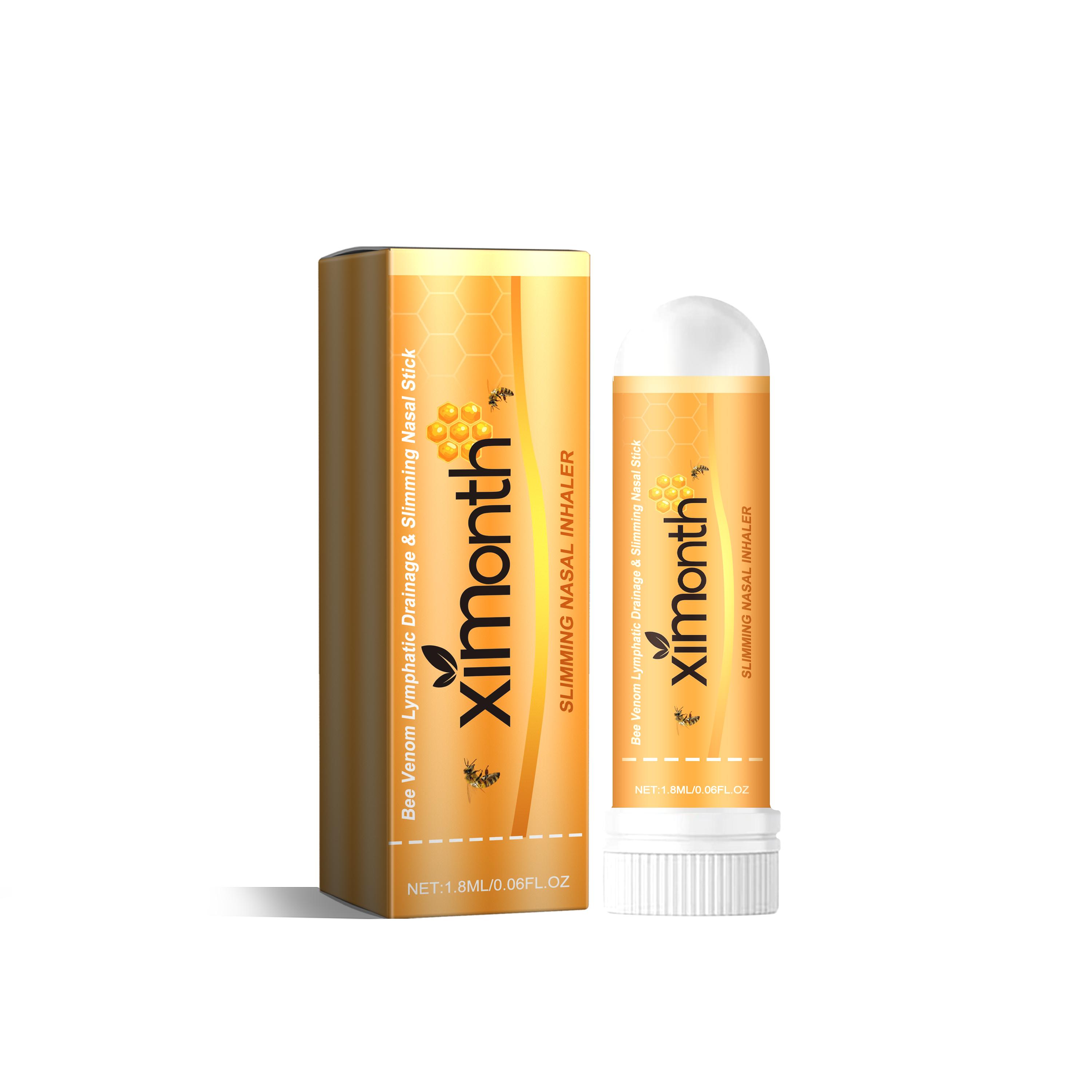 

Ximonth Bee Venom Body Shaping Nasal Inhaler Reduces Stress and Anxiety 1.8ml