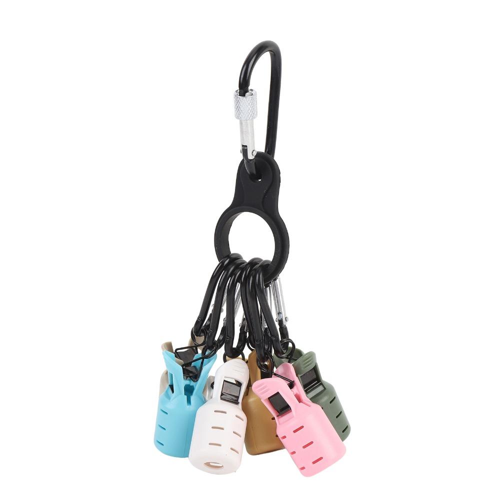6PCS Easy Clip Squid Jig Hook Protector with Carabiner Squid Jig Bait Protector  Sea Fishing