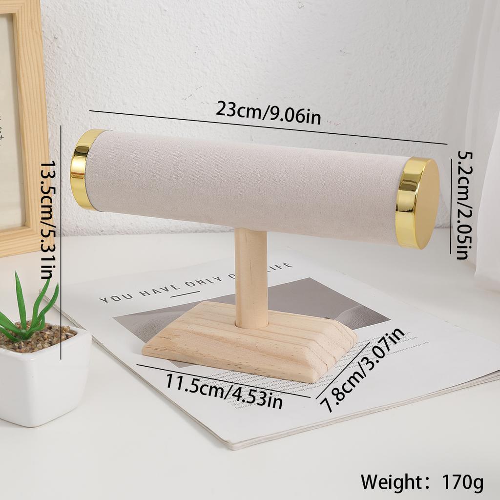 Stojan na náramky na šperky Vertikální T-tyč Věžový organizér na gumičky do vlasů Domácí organizace Scrunchies Stolní vitrína