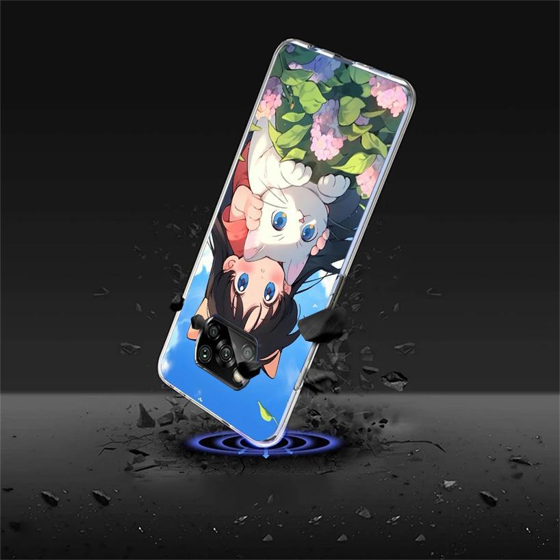 Cute Anime Ins Girls Animal Cat Phone Case For Xiaomi Poco X7 X6 X5 Pro F7 Ultra Redmi 15C 15 13C 13 12C 12 10 10A 10C 9 9A 9C 9