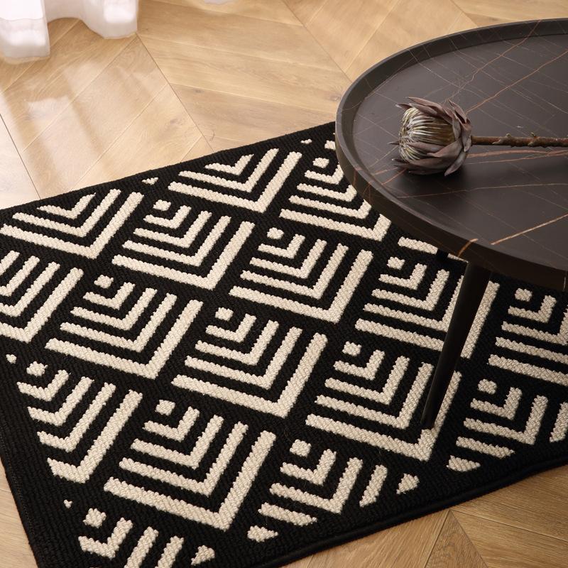 Entry Door Doormat Home Machine Washable Vintage Plaid Entry Carpet Floor Mat Entry Foot Mat Entry Entryway Foyer Mat