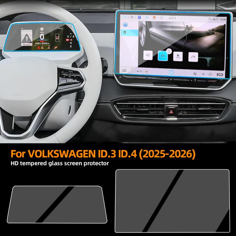 For Volkswagen ID 3 ID 4 2025 2026 Navigation Trument Screen Protector HD Tempered Glass Film