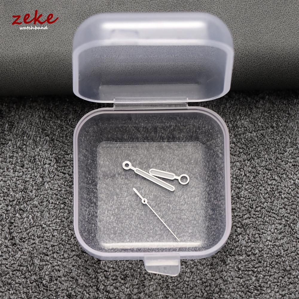 1/2/3/5pcs Silver Watch Hands Aiguille NH35 Hands Set Green Luminous for NH34 NH35 NH36 7S for Nautilus Hands Watches Pointers