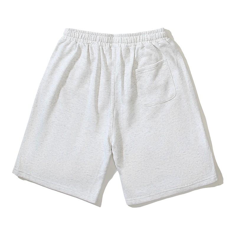 Mens Loose Fit Streetwear Short Pants With Graphic Print Cotton Sweatshorts Casual Hip Hop Shorts