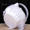 Innovative Portable Exquisite Workmanship Hand Flower Basket Feather Design Wedding Bridesmaid Flower Basket Scene Layout Prop