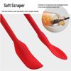 Silicone Pointed Spatula & Jar Scraper for Cosmetic & Cooking, Heat-Resistant
