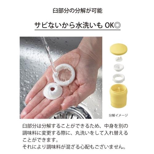 Kyocera 40ml Ceramic Sesame Mill, Adjustable Coarseness, Disassembles and Cleans, Yellow, CM-10N-YL