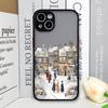 Ins Cartoon Christmas Style Phone Case for Xiaomi Redmi Note 14 Pro Plus 4G 13 12 11 11T 10 Pro+ 9S 8 PRO Streetscape Art Covers