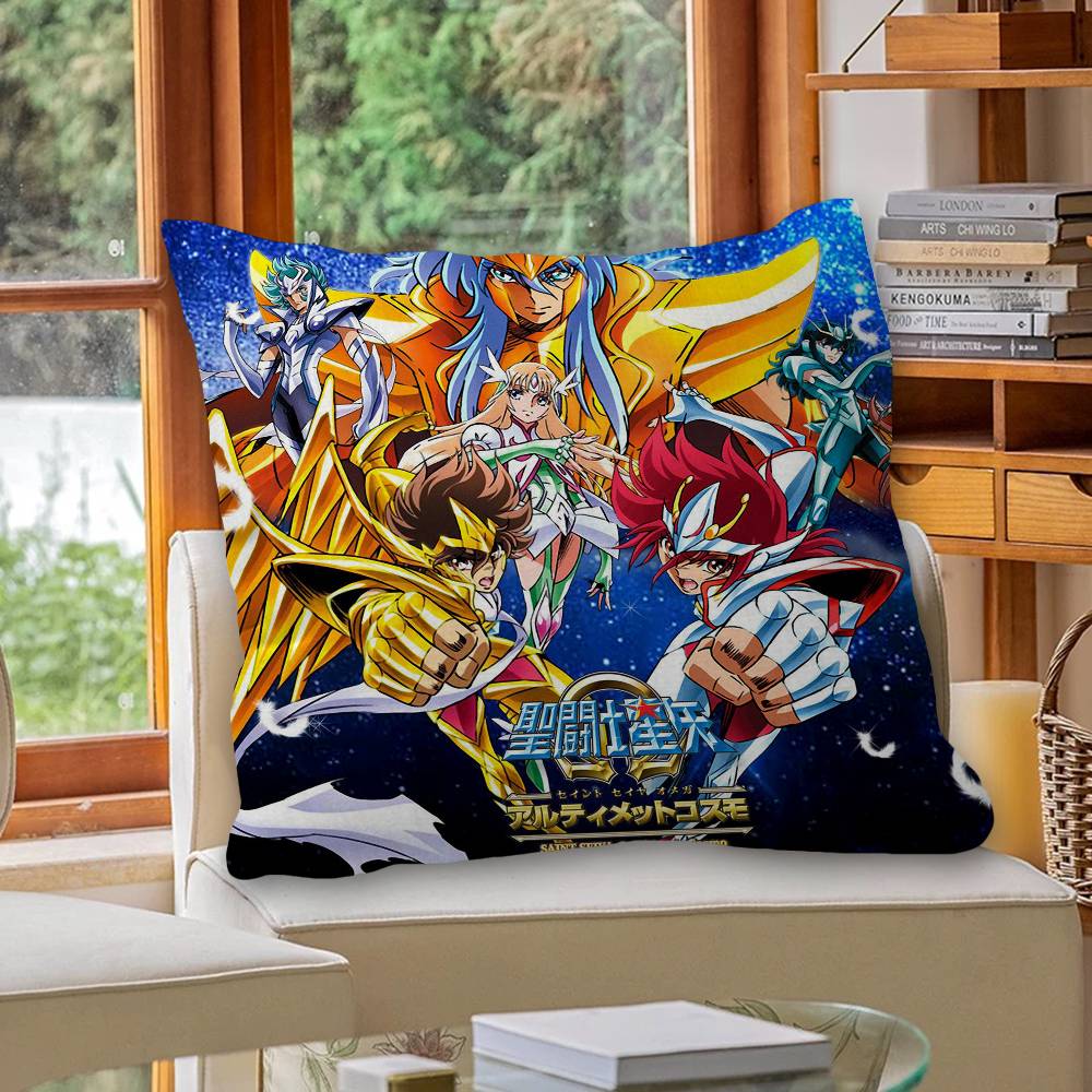 Retro Anime Saint Seiya Cushion Cover Decorative Pillow Sofa Home Decor case pillow cases