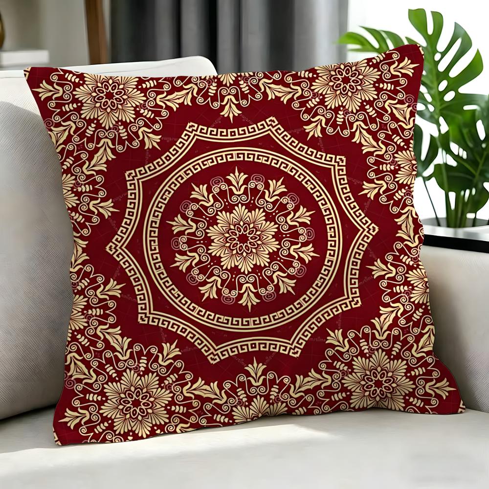Kunst EEuropees Retro Motief Kussenhoes Kussenhoes Set Stuks x x x Kussensloop Decoratief Bank Huisdecoratie