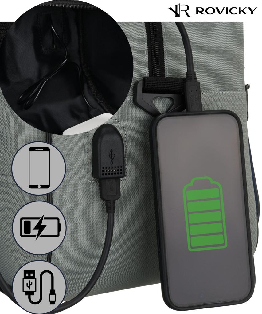 R-TL15608-2516 Gray Travel Bag