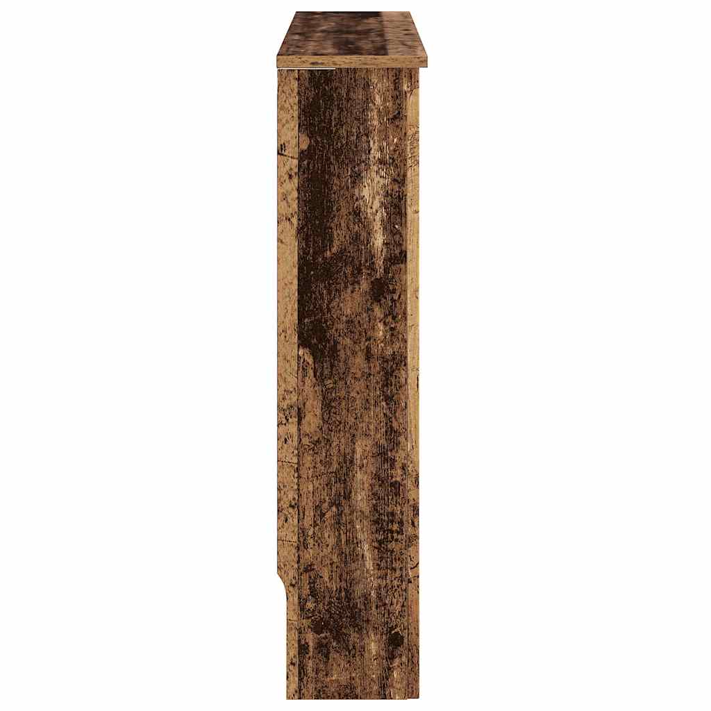 Radiator Cover Vintage Wood Look 78 x 19 x 81.5 cm Engineered Wood