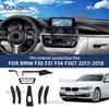 Car Interior Film Center Console Multimedia PET For BMW F30 F31 F34 F3GT 2013-2018 Carbon Fiber Texture Protective Anti-scratch