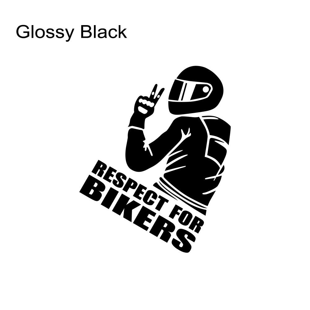Respect For Bikers Various Sizes Car Sticker Waterproof  Sticker Decal Funny Vinyl Bike Motorcycle Auto Car Styling Decoration
