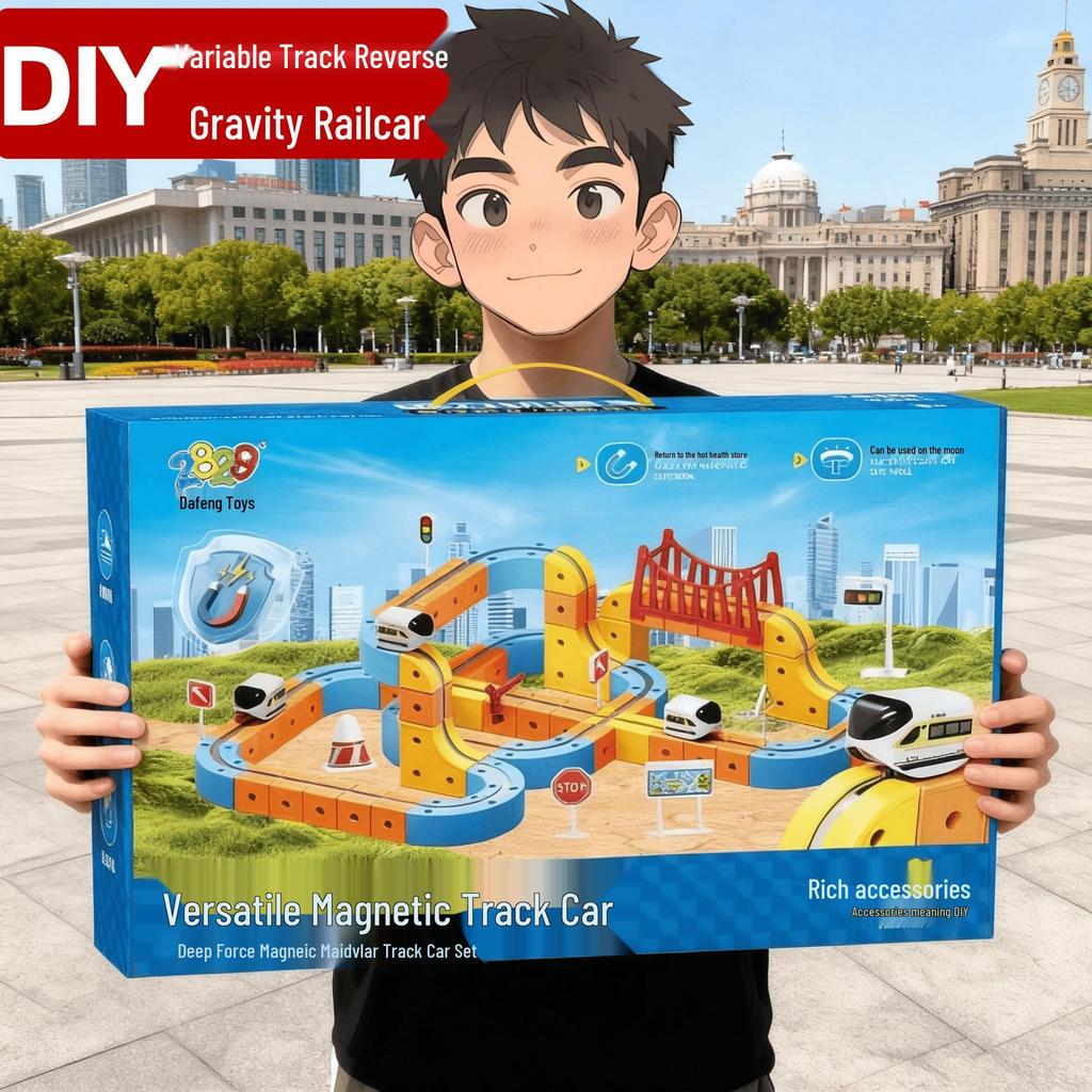 Magnetic Levitation Track Blocks: DIY Educational Toy for Kids