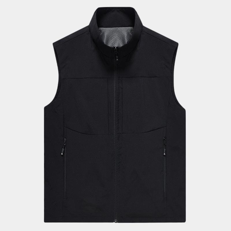 New Vest Vest Jacket for Men Spring and Autumn Thin Vest for Men Outdoor Casual Men Workhorse Clamp