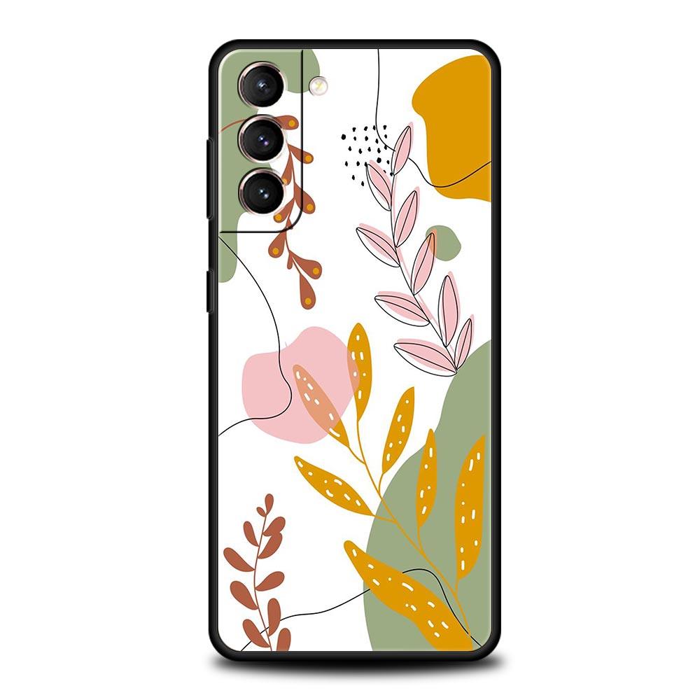 Cute Cartoon Candy Painted Phone Case For Samsung Galaxy S24 S23 S22 S20 Ultra S21 FE 5G S10 S9 Plus S10E S8 Soft Silicone Cover