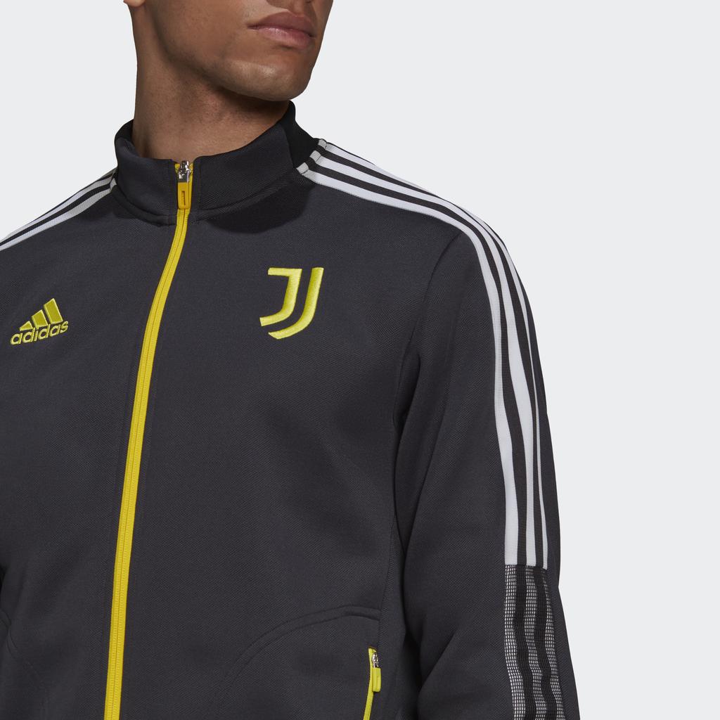 Adidas Juventus Football Anthem Jacket With Stand Collar Men Outerwear Black GR2916