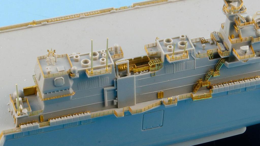 Pit-Road 1/700 GB Series Upgrade Parts for Japan Maritime Self-Defense Force Destroyer Kaga 2024, Plastic Model Parts GB7024 (Ship)