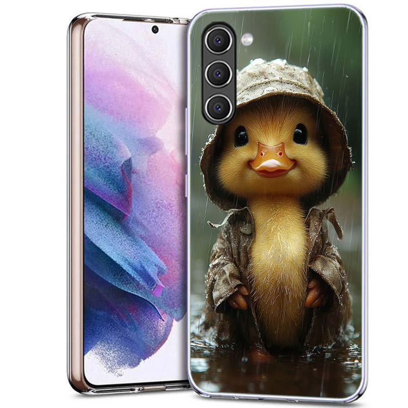 Yellow Duck Phone Case for Samsung A54 A14 A24 A34 A17 A37 A57 A55 A35 A25 A15 A13 A23 A33 A53 A07 A05S A04S A03 A73 Galaxy Note