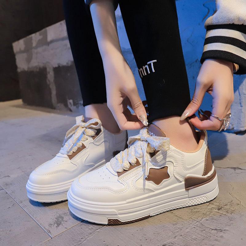 Original Star Little White Shoes Women's Spring 2025 New Niche Chic Popular Versatile Sports and Leisure Board Shoes