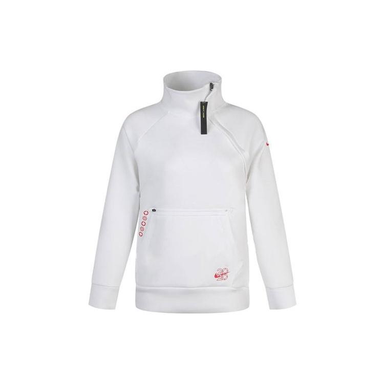 (WMNS) Nike Dri-FIT Fleece Crew Top  White  Women s CU3679-100 S