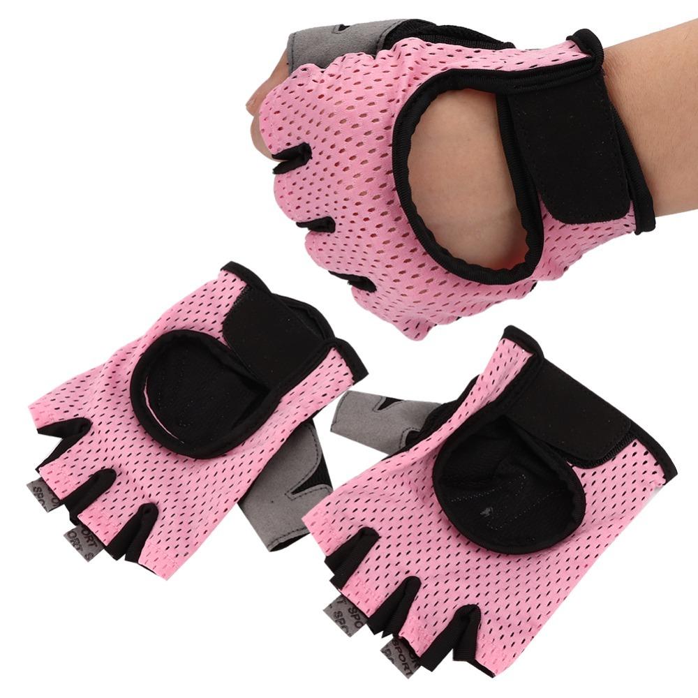 1 Pair Breathable Half Finger Gloves Elastic Cycling Gloves Portable Training Gloves  Cycling Sports
