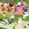 Foldable & Portable Picnic Blanket Thickened Waterproof Beach Blanket Lightweight Camping Tent Grassland Mat For Parties Travels