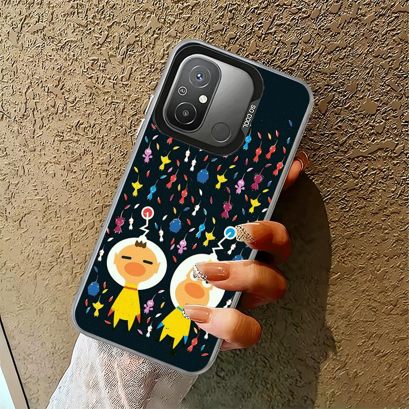 P-Pikmins Cute Game Shockproof Phone Case for Xiaomi Poco X7 X6 X5 X3 Pro F7 Ultra M8 Redmi 15C 15 14C 13C 12C 10C 13 12 10