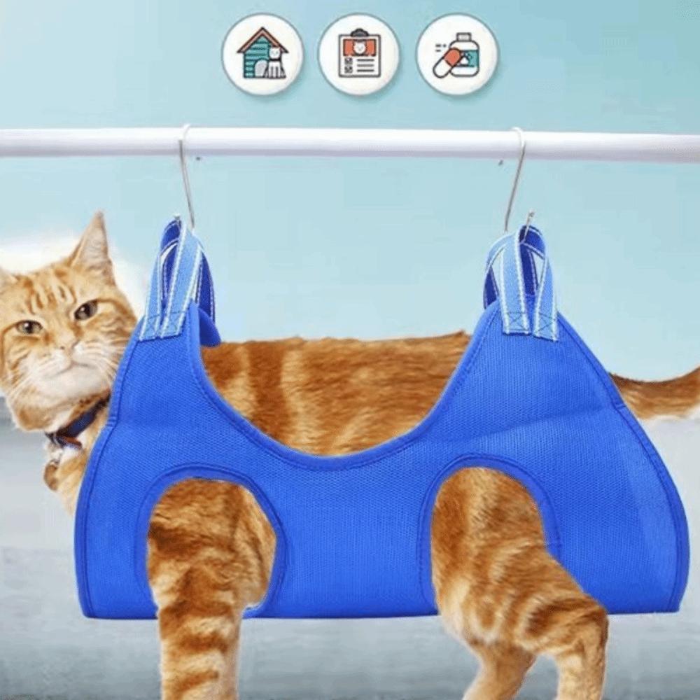 Anti Bite Cat Grooming Hammock Anti-Scratch Pet Hammock Restraint Bag  Pet Beauty Treatment
