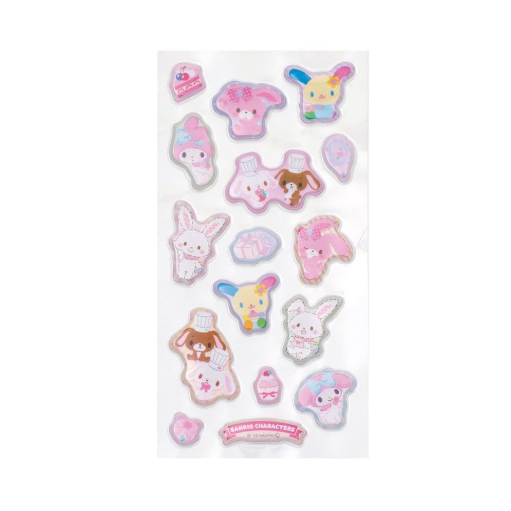 Sanrio Characters [Sticker Sheet] Puffy StickersMX Hey Say Rabbit Sanrio