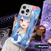 Holo Usada Pekora White Translucent MagSafe Mobile Phone Case for iPhone 17 16 15 14 13 12 11 X XR XS Air Pro Max Plus Cover