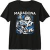 Diego Maradona Vintage 90's Hip-Hop Style Retro Soccer Premium Tri-Blend T-Shirt(1)