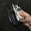 Luxury Cut-Out Plating Hollow Tiger Tooth Skull Case For iPhone 17 Air 16 15 14 Plus 13 12 Pro Max 11 Cooling Shockproof Cover