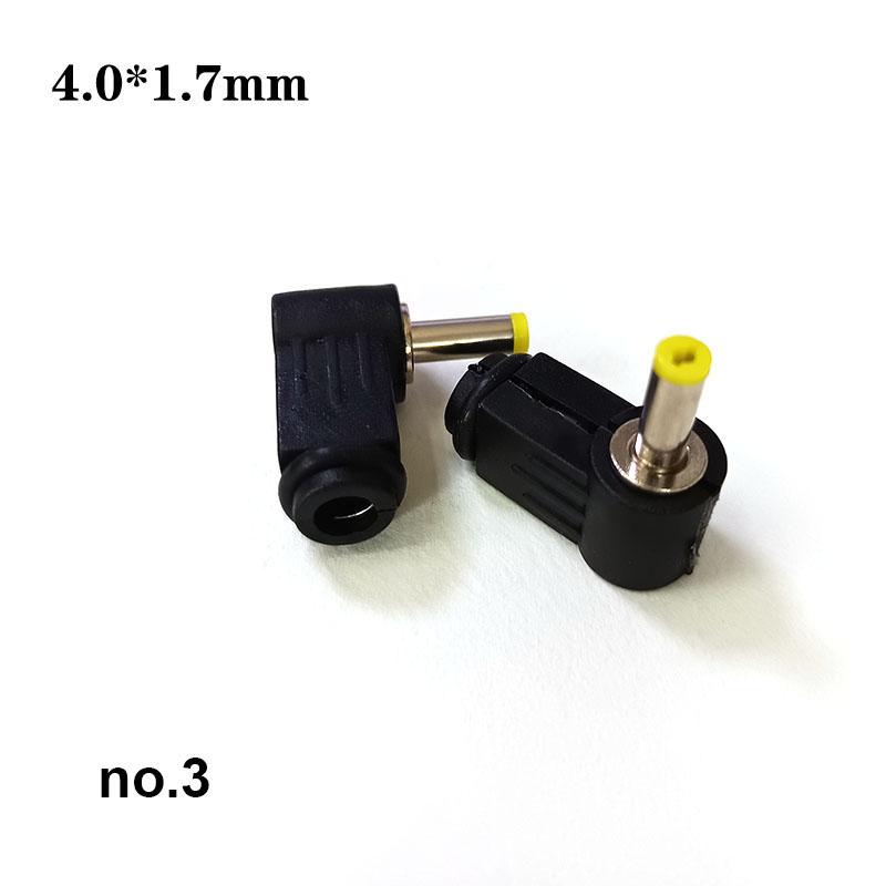 5pcs DC Male Power Plug Jack 3.5x1.35mm 4.0x1.7 4.8mm 5.5mm*2.1mm 2.5x0.7mm 2.5mm right angel connector cable Socket 2.5*0.7 solder