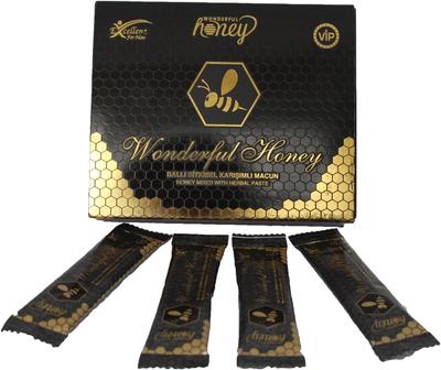 Wonderful Honey žolelių pastos vienkartinių lazdelių pakuotė 12 x 15 gr