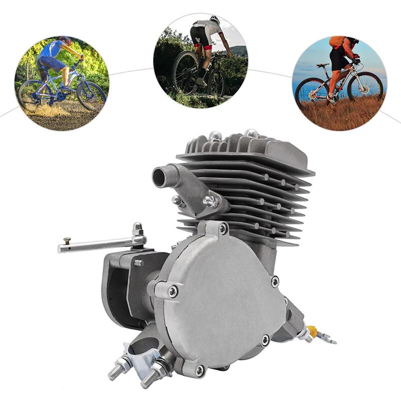 

Комплект 2-тактного велосипедного двигателя 80 куб.см для велосипедов 26-28 дюймов 1,85 кВт 5500 об/мин Двигатель CDI Комплект для переоборудования моторизованного велосипеда