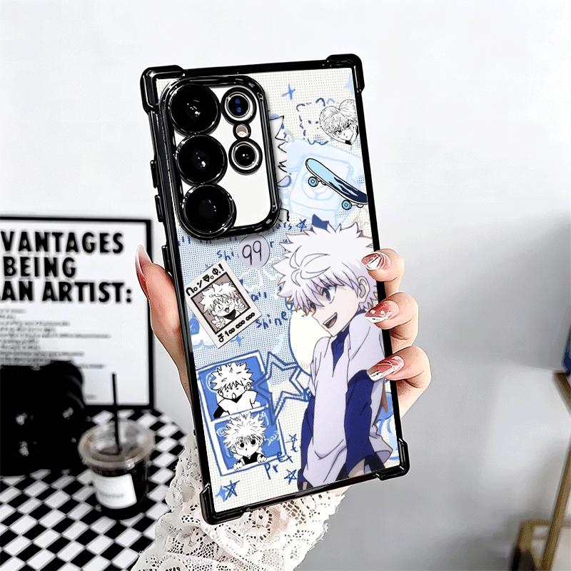 Hunter X-Hunters Killua Soft Phone Case For Samsung Galaxy S26 Ultra S25 Edge S24 FE S23 Plus S22 S21 + S20 Plating Anti-Fall Fu