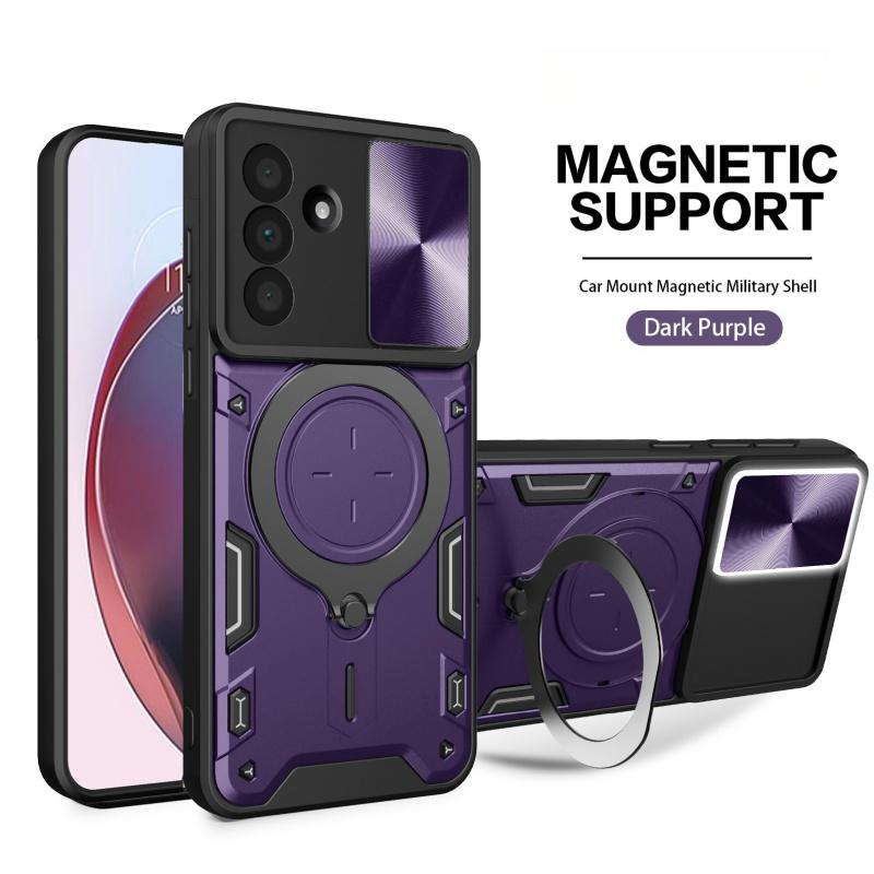 For Samsung Galaxy A71 A56 A52 A36 A26 A23 A16 A14 Magnetic Finger Ring Holder Military Protective Casea