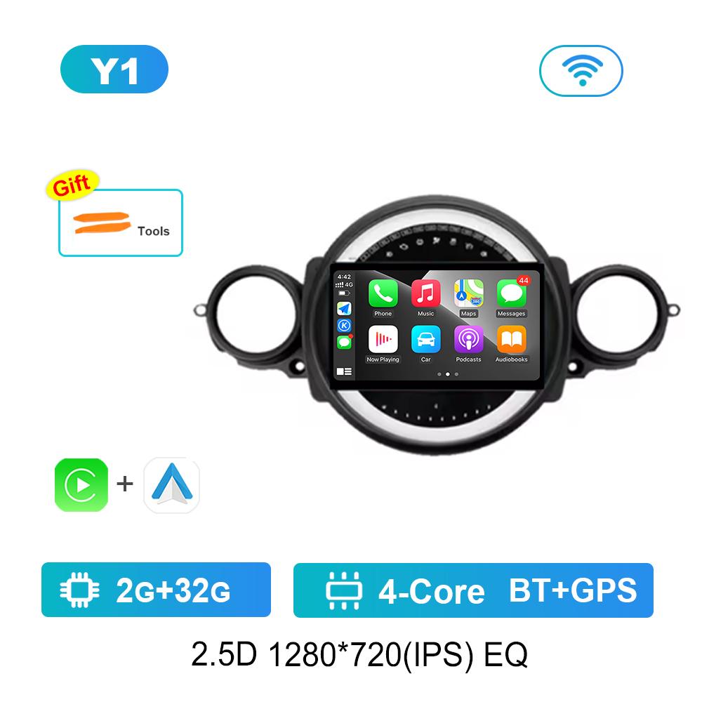 

9 for BMW Mini Cooper R56 R60 R51 2006 - 2014 Car Intelligent Android System GPS Navi WiFi BT 4G Auto Tools Wireless Carplay