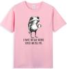 I Have To Say Weird Stuff Or I Will Die Funny Frog Drinking Coffee Tshirt