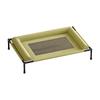 Detachable Elevated Pet Bed with Padded Bolsters Breathable Raised