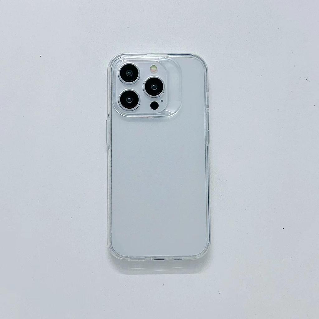 Capa TPU transparente de alta qualidade 2.0 para celular Apple - Capa transparente simples e protetora com propriedades anti-amarelamento