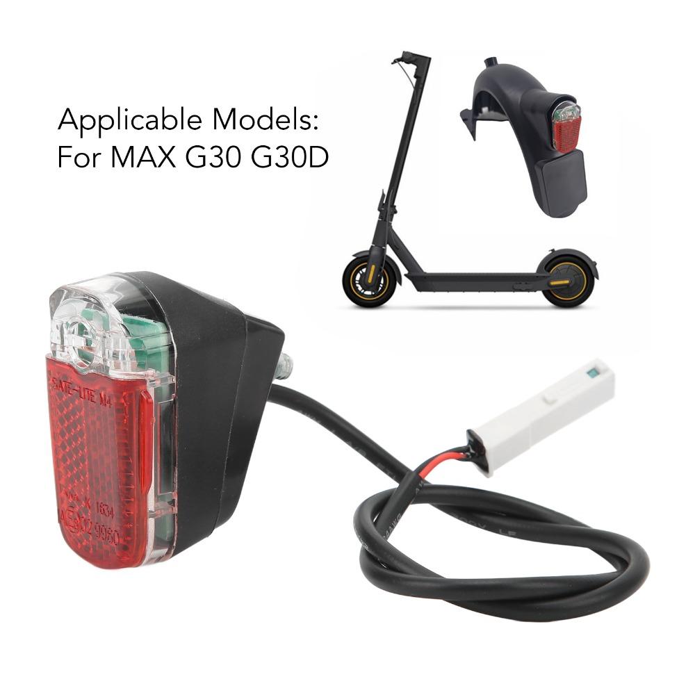Waterproof Electric Scooter Taillight LED Brake LampTail Lamp for Ninebot MAX G30D Lighting Upgrade