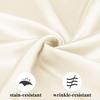 3PCS Satin Napkin Cup, Hotel Wedding Fabric with High-density Lock Edge Solid Color Napkins