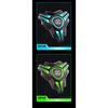 Luminous Fingertip Gyro Set EDC Fidget Toys Metal Hand Spinner Children Male Stress Relief
