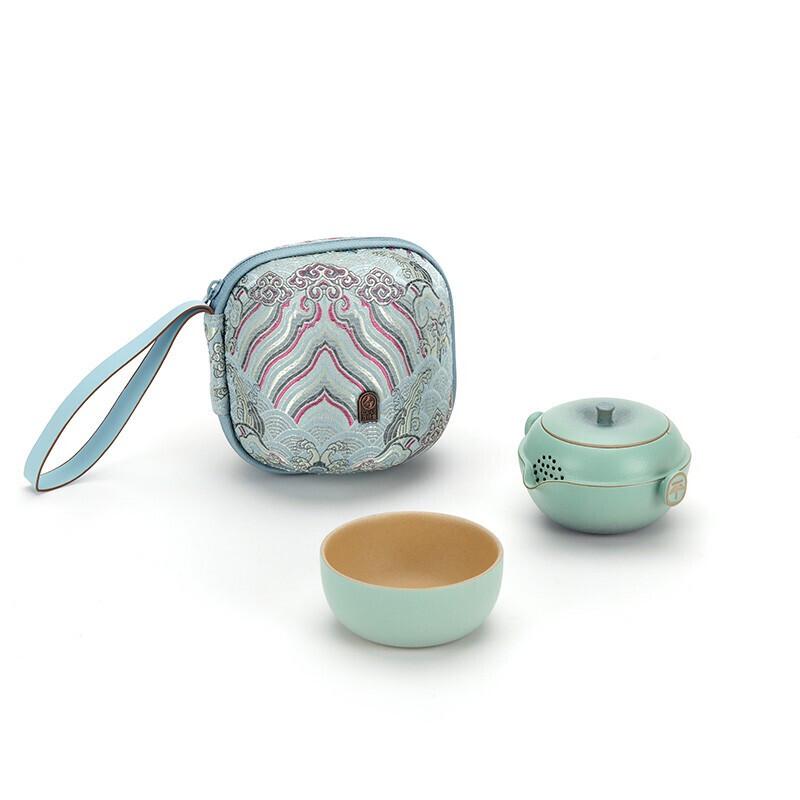 Wanqiantang Ceramic Travel Tea Set